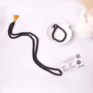 Karungali Mala + Bracelet Combo