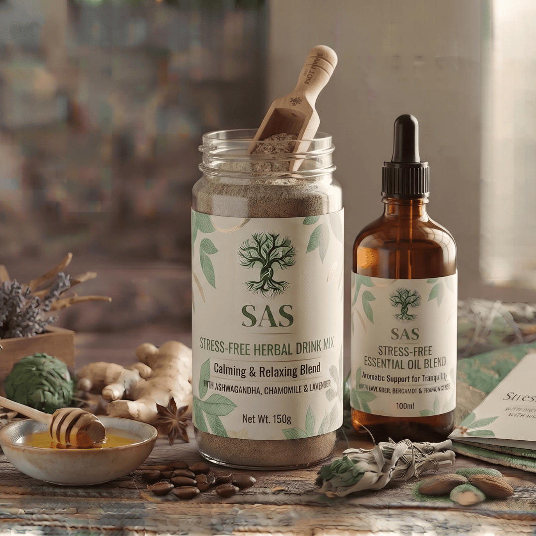 Herbal drink mix for personal wellness and lifestyle support